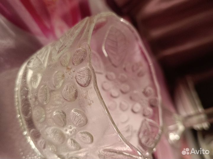 Конфетница стекло СССР