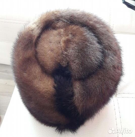 Норковая женская шапка - боярка