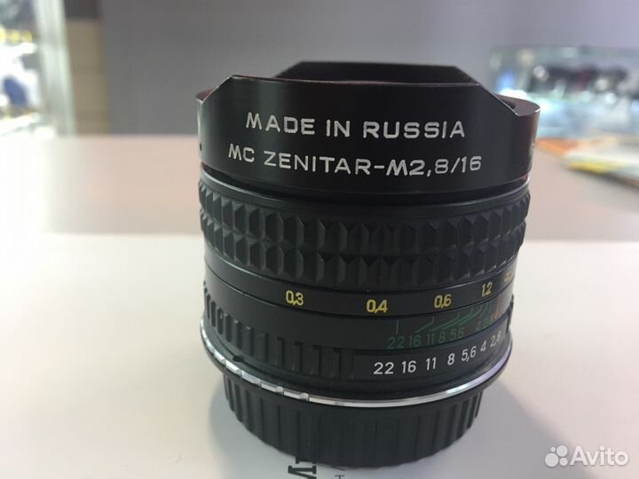 Зенит Fish-Eye 16 mm f2.8 Nikon F