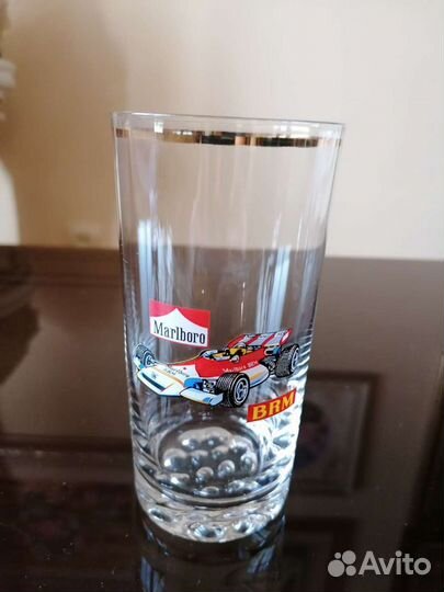 Хрустальные стаканы 5 штук, Богемия, времен СССР