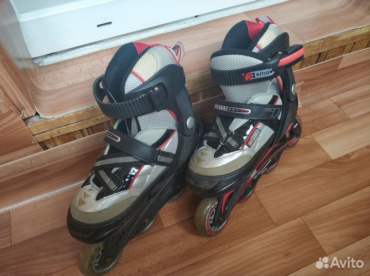 Коньки роликовые детские раздвижные