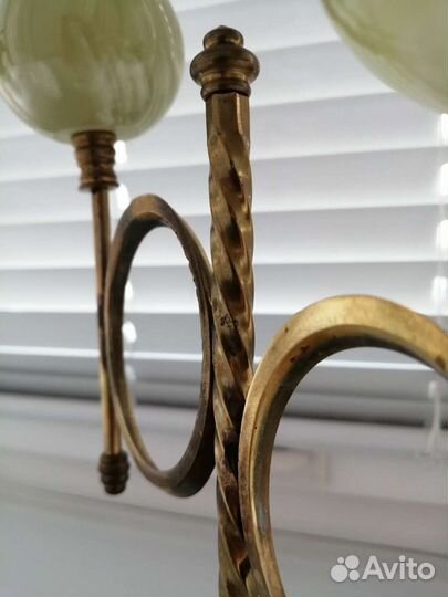 Подсвечник канделябр из оникса