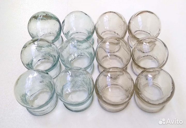 Медицинские стеклянные вакуумные банки СССР