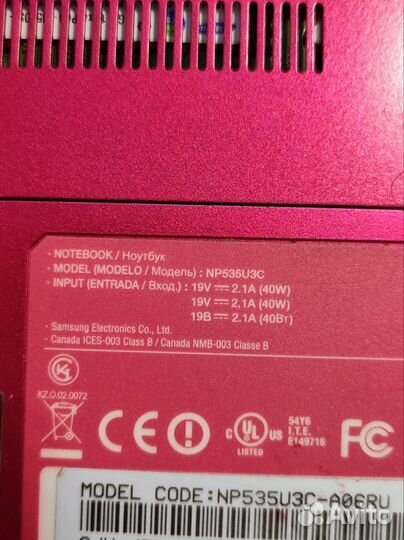 Ноутбук Samsung