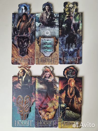 Магнитные закладки для книг Хоббит