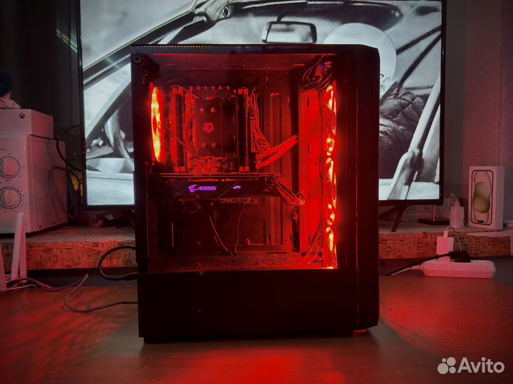 Игровой Компьютер intel core i7, rx570, 32gb, ssd