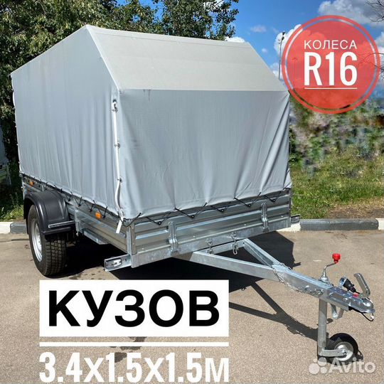 Прицеп с усиленной подвеской и колесами УАЗ