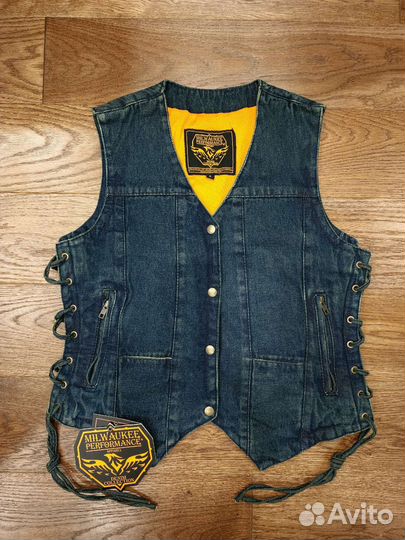 Женский джинсовый мотожилет Milwaukee performance