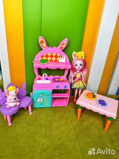 Enchantimals кухня зайки Бри