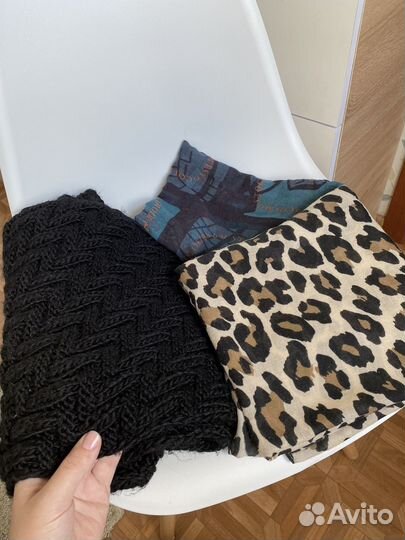 Теплый снуд, палантины/платки и шапки