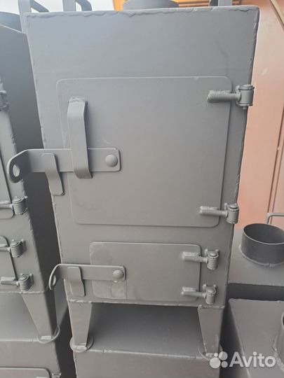 Печь буржуйка отопительная дровяная 