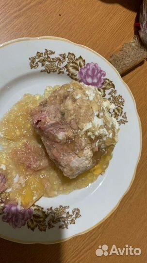 Тушёнка свиная, кусковая