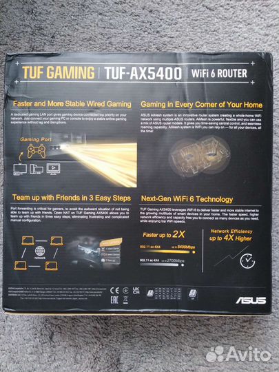 Wi-Fi роутер asus TUF Gaming AX5400 (новый)