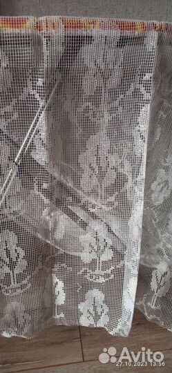 Тюль отрез и лента, новое