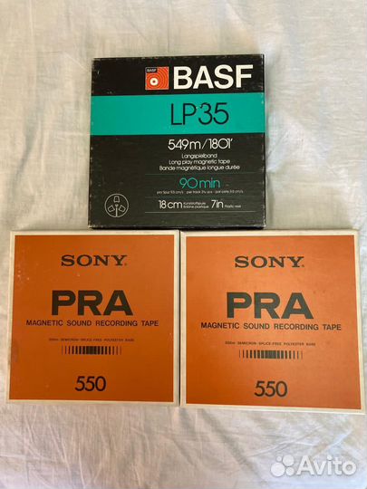 Магнитная лента, катушки с записью