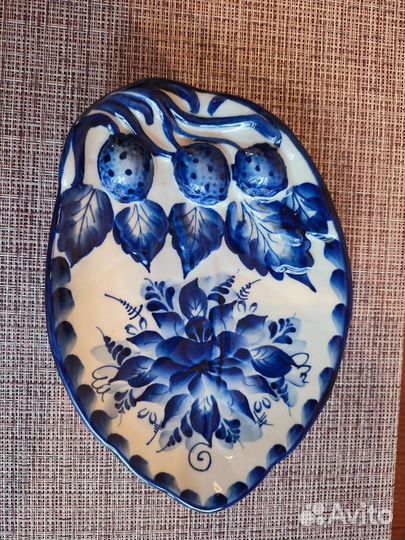 Лимонница керамическая. Гжель