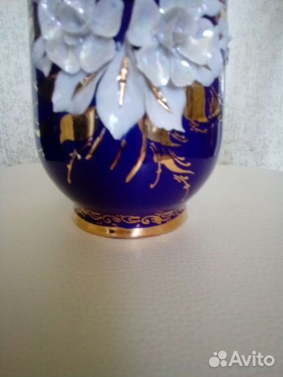 Ваза кобальт СССР