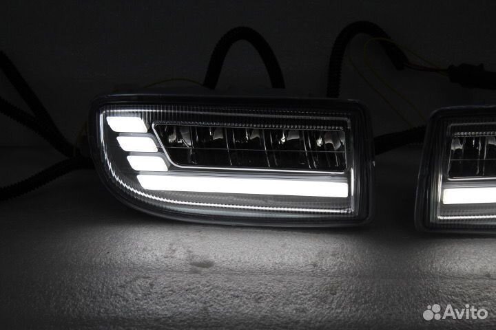 Land Cruiser 100 LED Туманки диодные дхо E5AX1