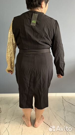 Вечернее платье на запах 54 размер