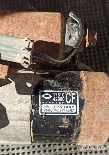 Стартер на nissan almera classic