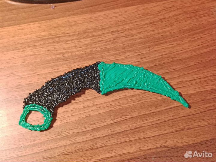 Нож на 3д ручке