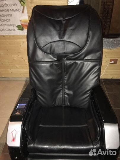 Кресло массажное кожаное