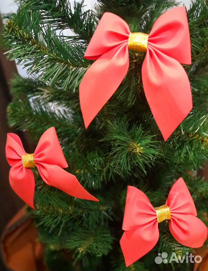 Елочные игрушки Банты и Цветы