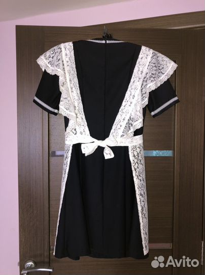 Комплект фартук + платье на последний звонок