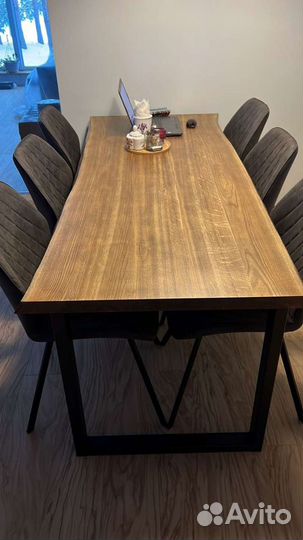Стол обеденный в стиле лофт