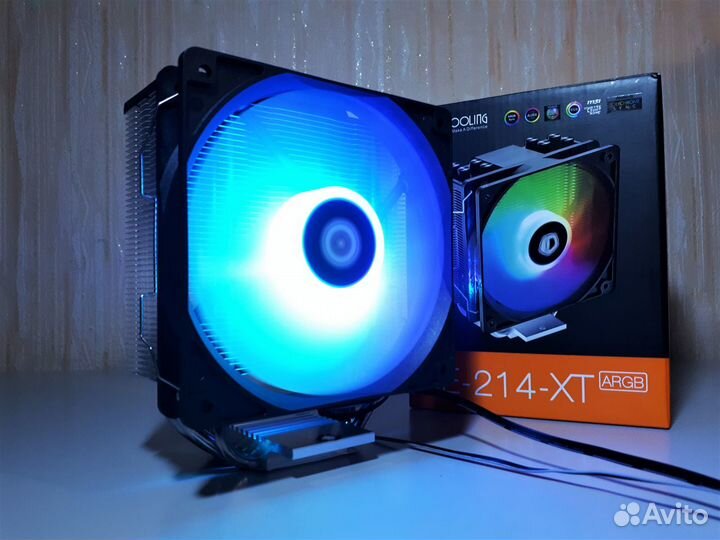 Новый Кулер Процессора ID-Сooling Black XT A-RGB