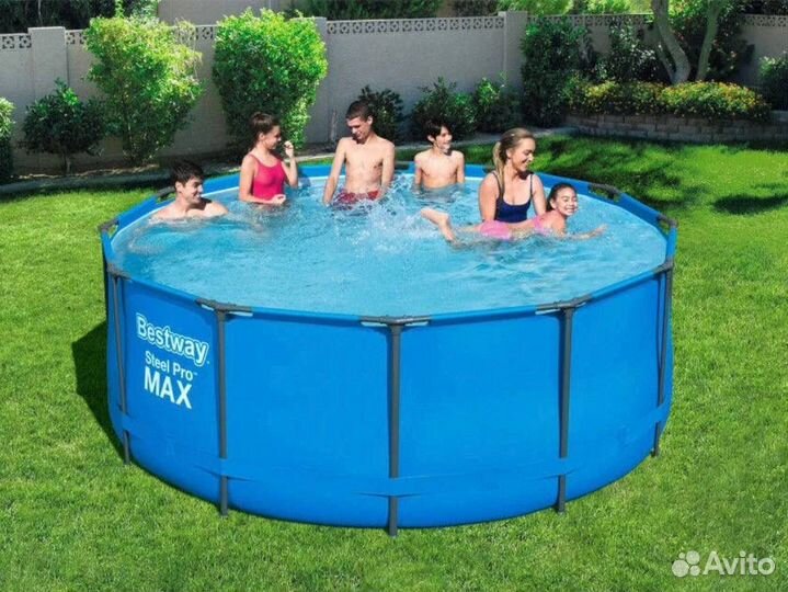 Каркасный бассейн bestway 305х100+фильтр-насос