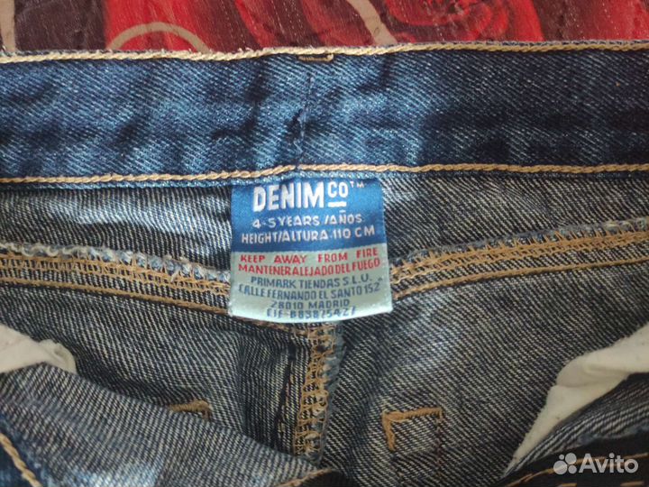 Джинсы детские 104