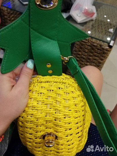 Сумка плетёная из тайланда ананас