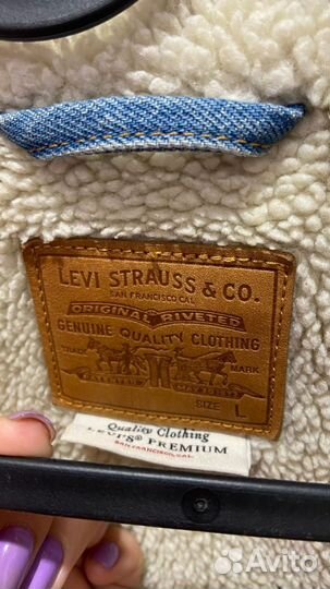 Куртка Levi’s Sherpa размер L женская теплая