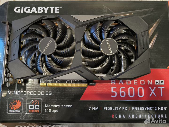 Видеокарта Gigabyte Radeon RX5600XT