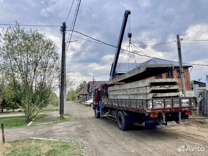 Услуги кран-борта.Борт 8т. Стрела 3т