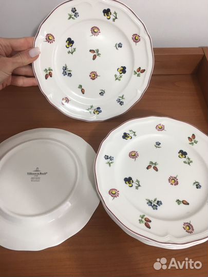 Villeroy boch petite fleur тарелки салатник