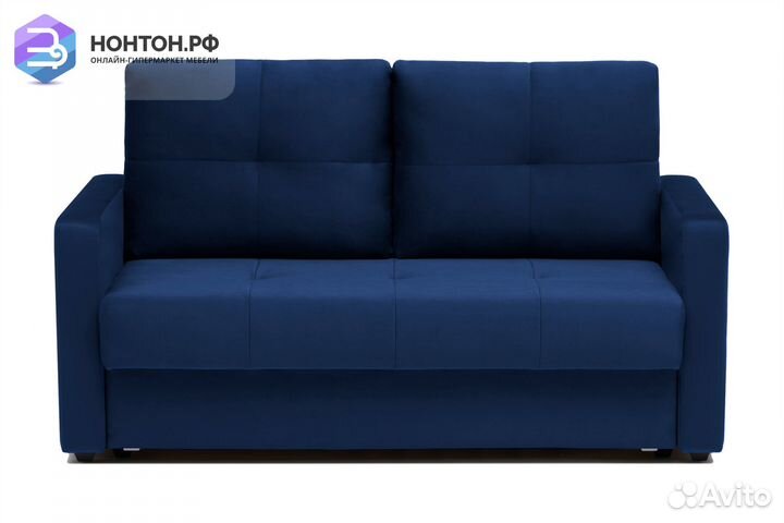 Диван шагающая еврокнижка Вита темно-синий
