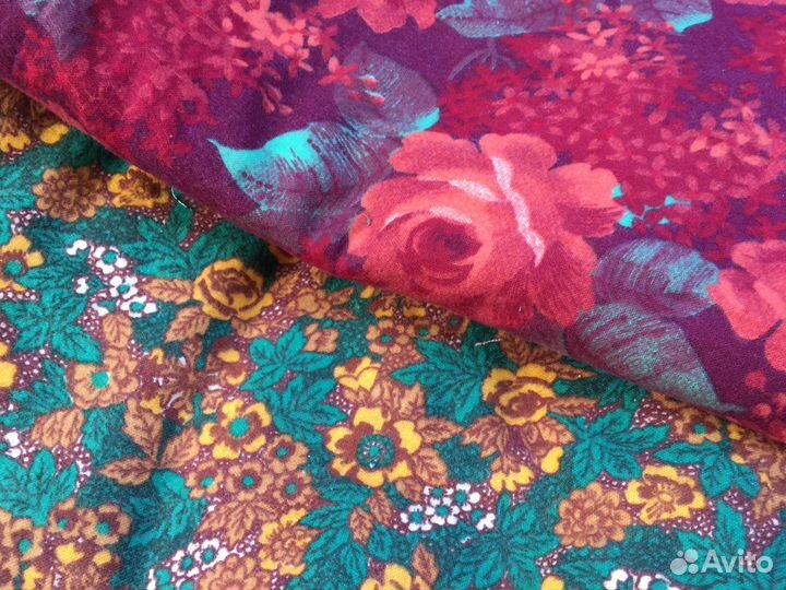 Отрезы ткани СССР разные