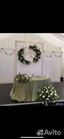 Оформление зала на свадьбу