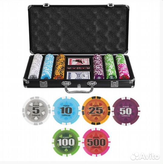 Набор для покера Caracas на 300 фишек