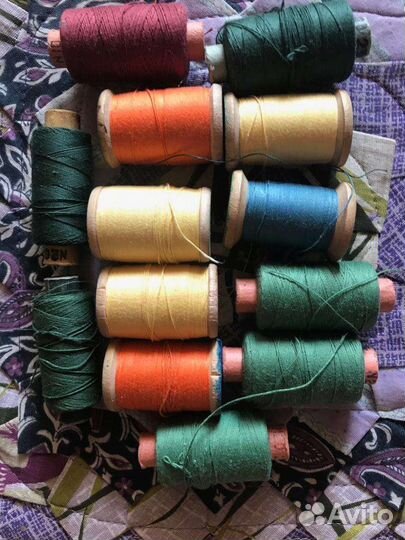Нитки швейные бабины