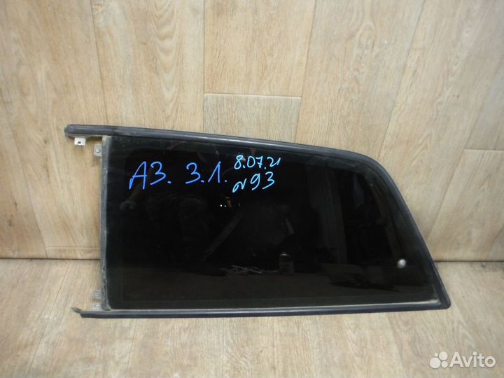 Стекло кузова заднее левое №93 A3 8L 1997
