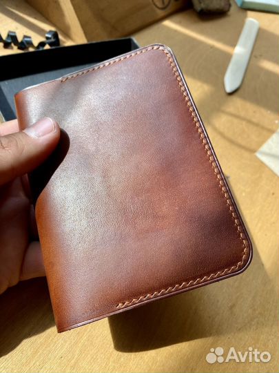 Обложка для паспорта орех