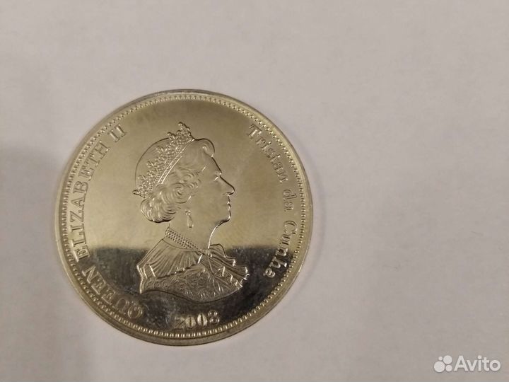 1 крона 2008 остров Тристан - да- Кунья