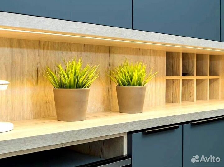 Угловая кухня с мдф фасадами