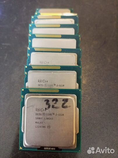 Lga 1155 / i3-3220 x5 штук
