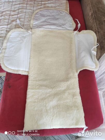 Конверт на выписку зимний с овчиной