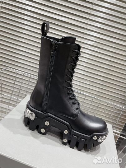 Balenciaga Bulldozer Mattle Boots