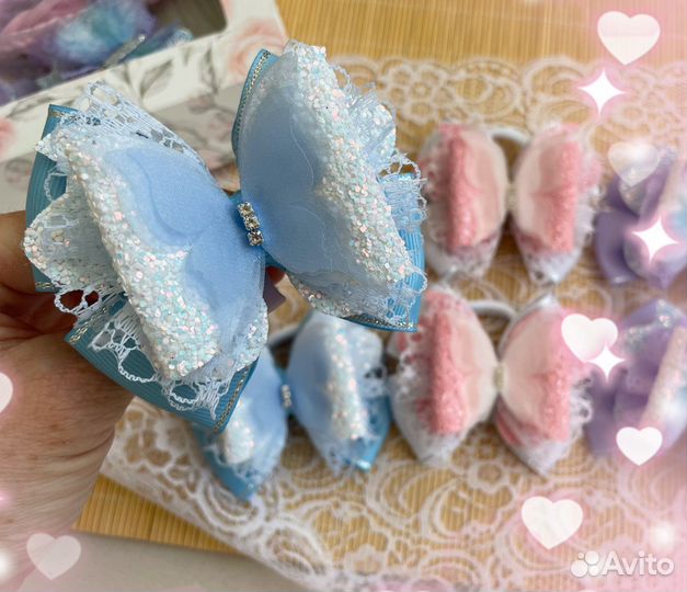 Банты с бабочками